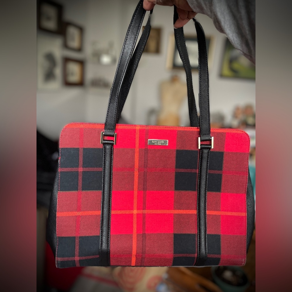 Kate spade tartan bag